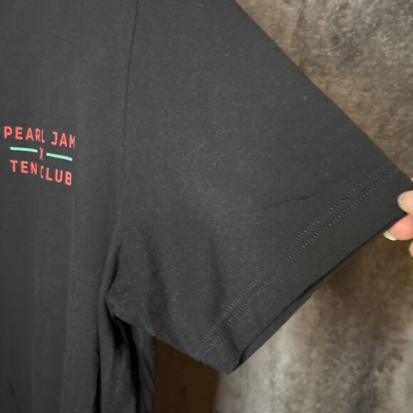 Pearl Jam X Ten Club 2021 T Shirt Adult XL Black Double Sided Fan Club - Picture 6 of 7